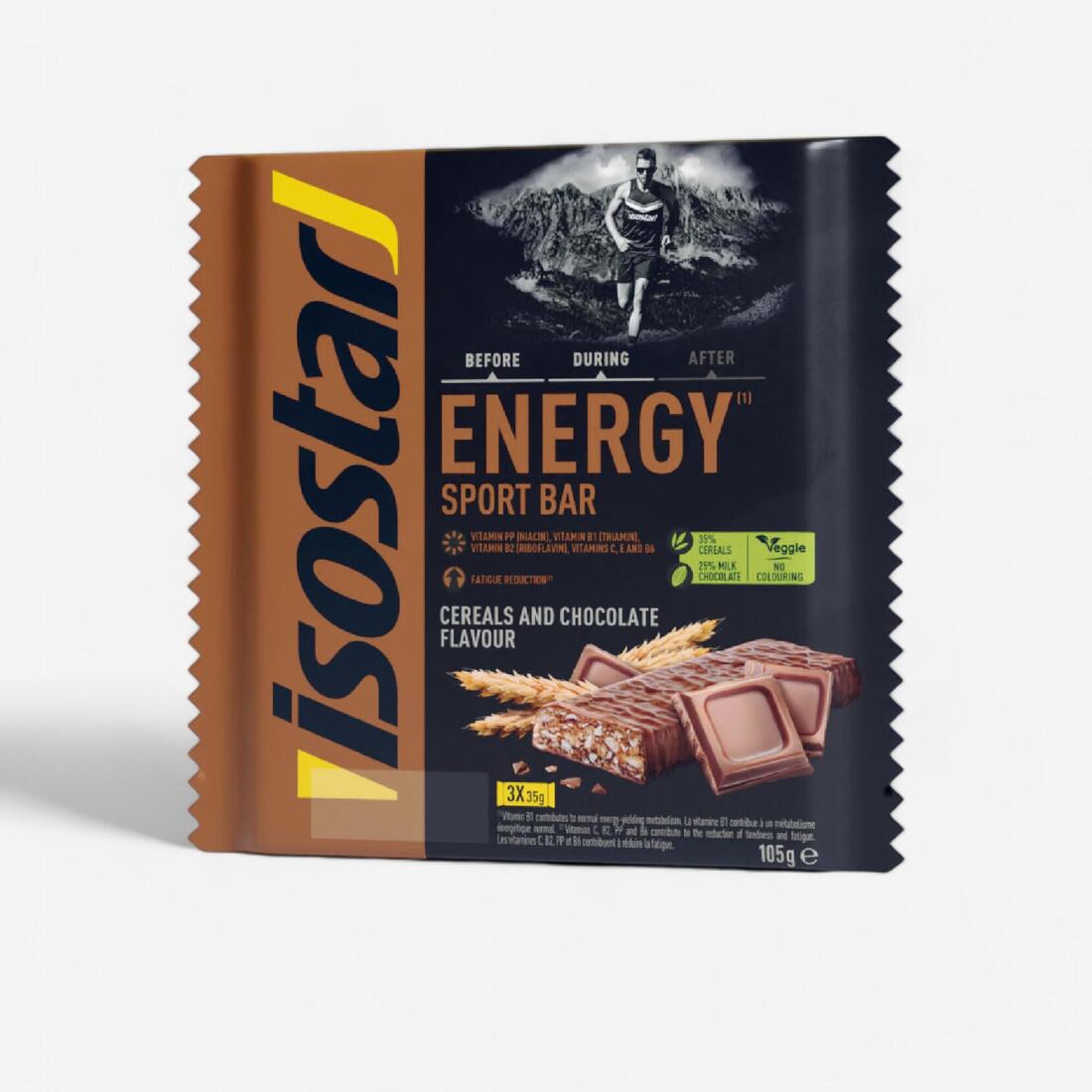 Barre énergétique energy sport bar chocolat 3x35g – Default