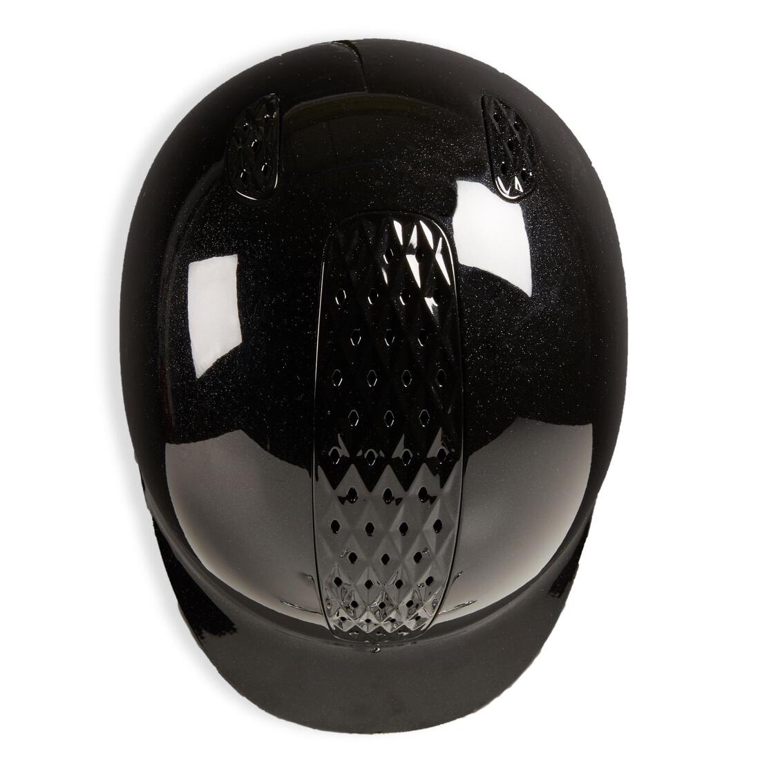 Casque équitation adulte et enfant - 520 noir mat