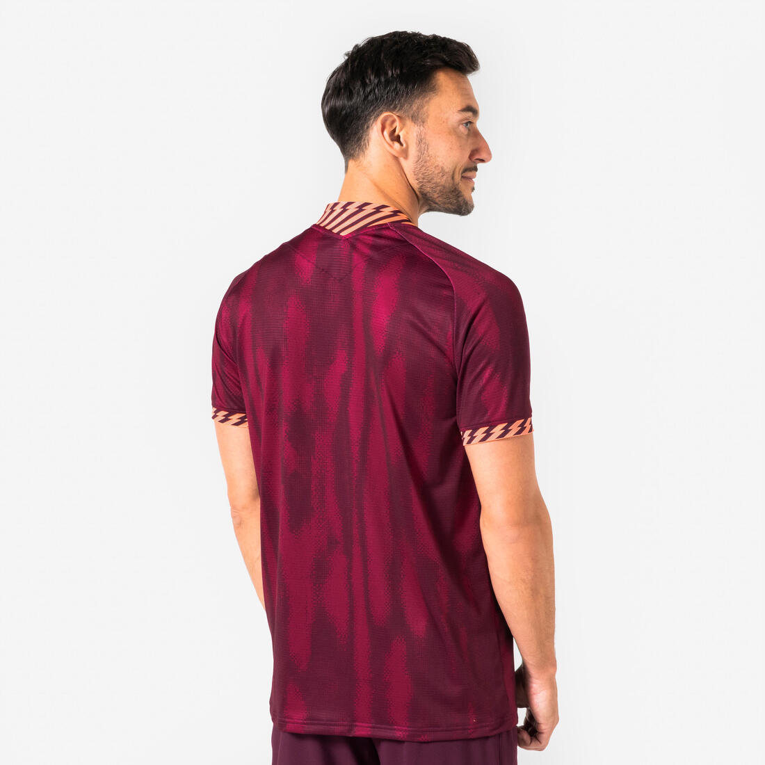 Maillot de football  adulte Viralto II wavy noir & jaune fluo