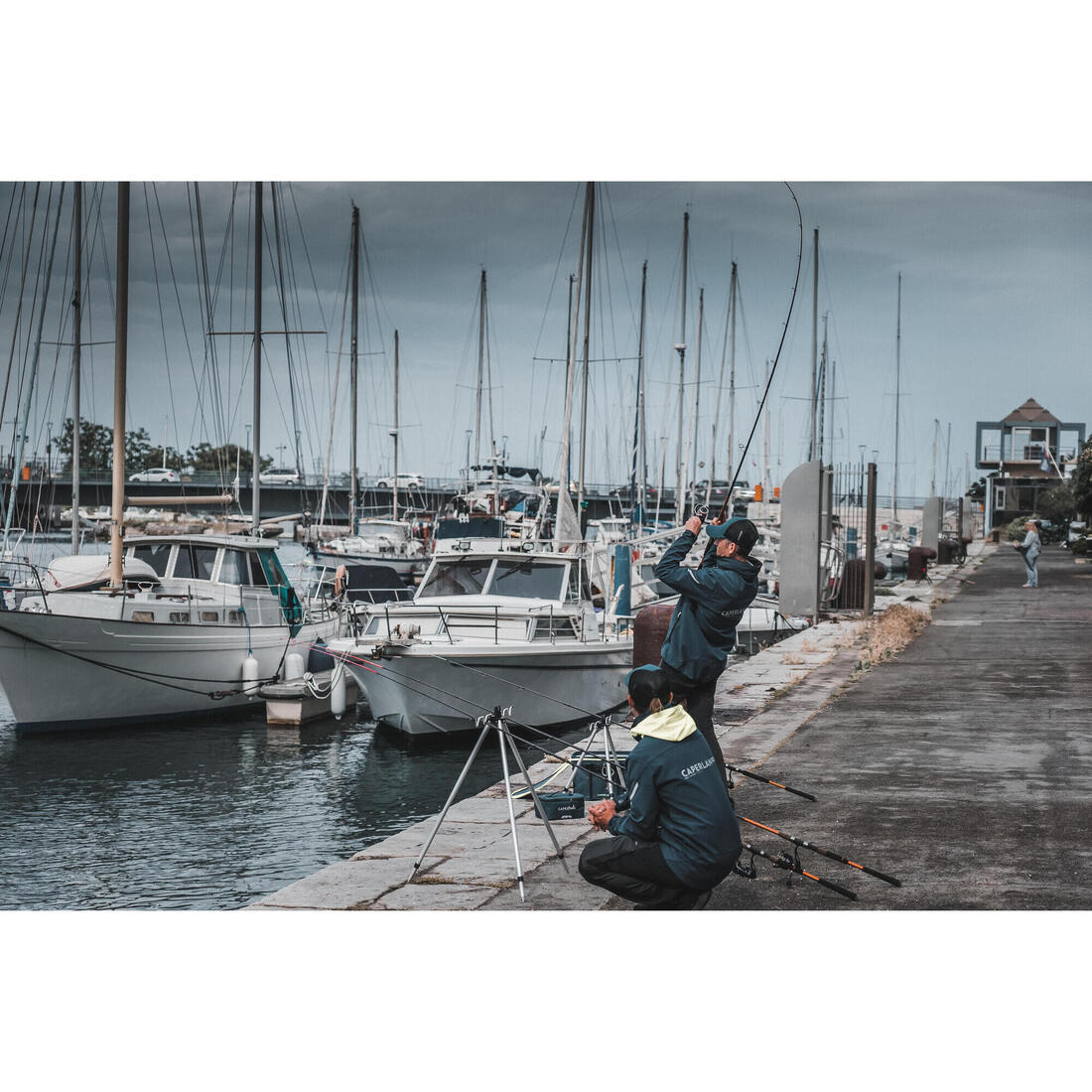 CANNE PÊCHE EN MER AU POSÉ DU BORD SEACOAST-5 390 telesco