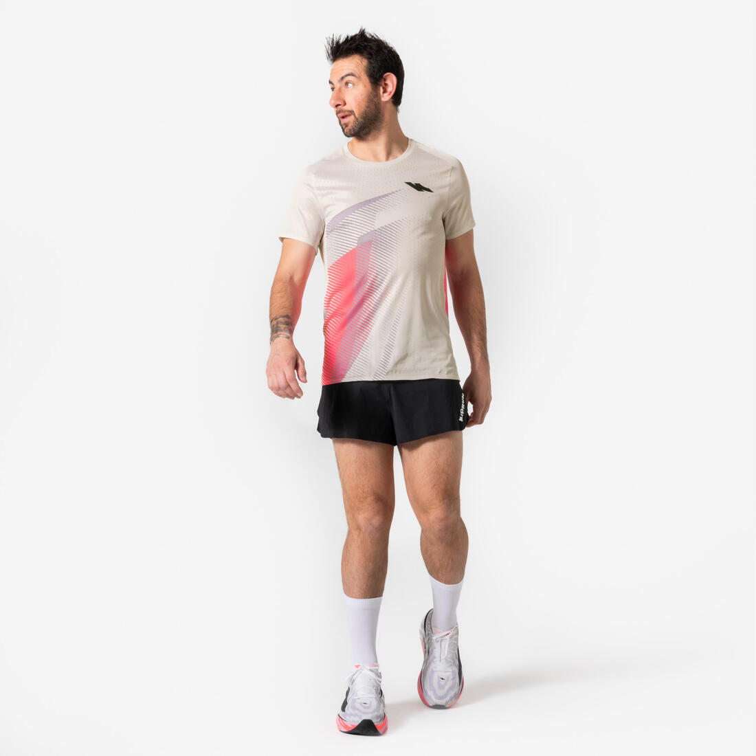 Short de running performance Homme, Kiprun Run 900 Proteam noir