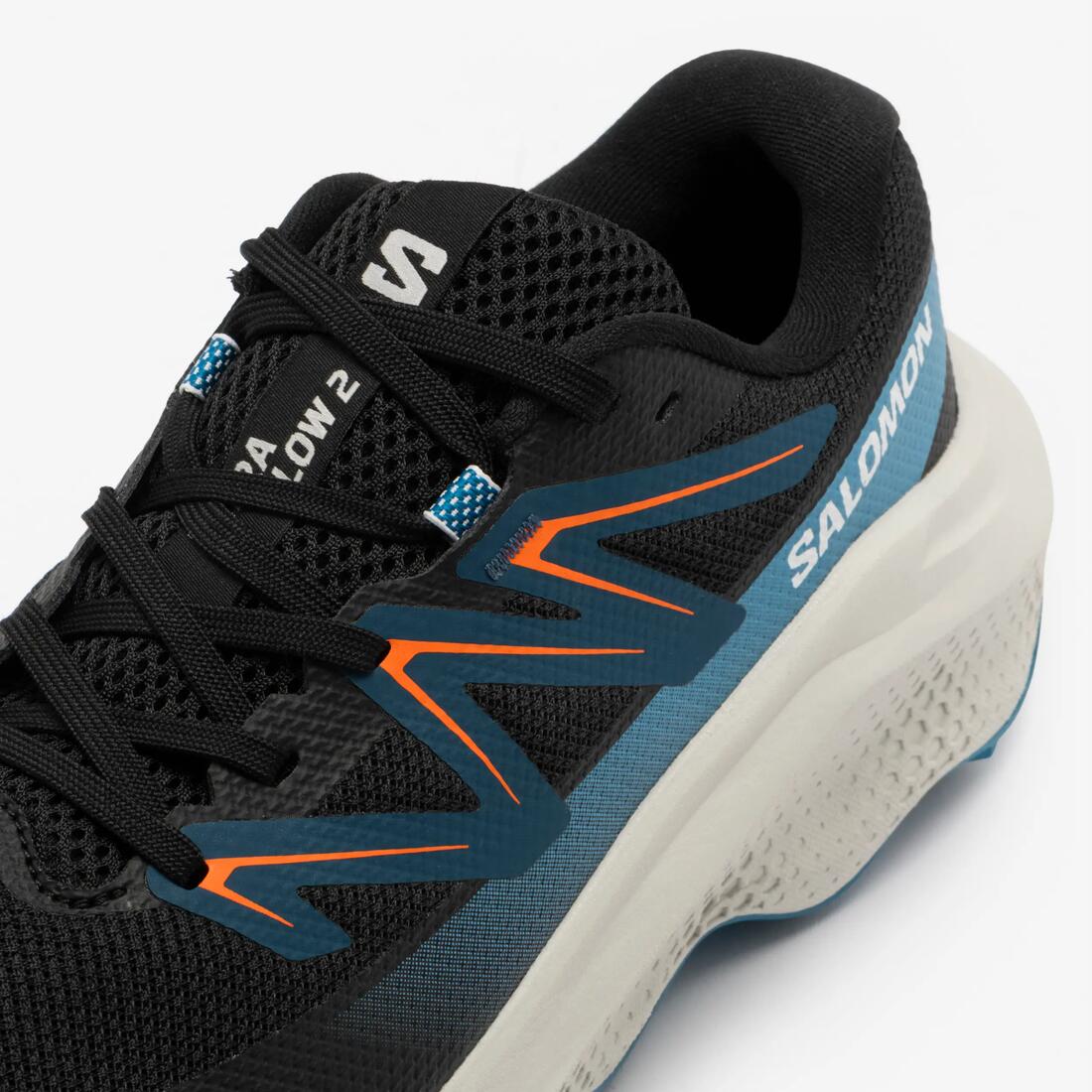 Chaussures de running trail homme, Salomon ultra flow 2, noir blanc et