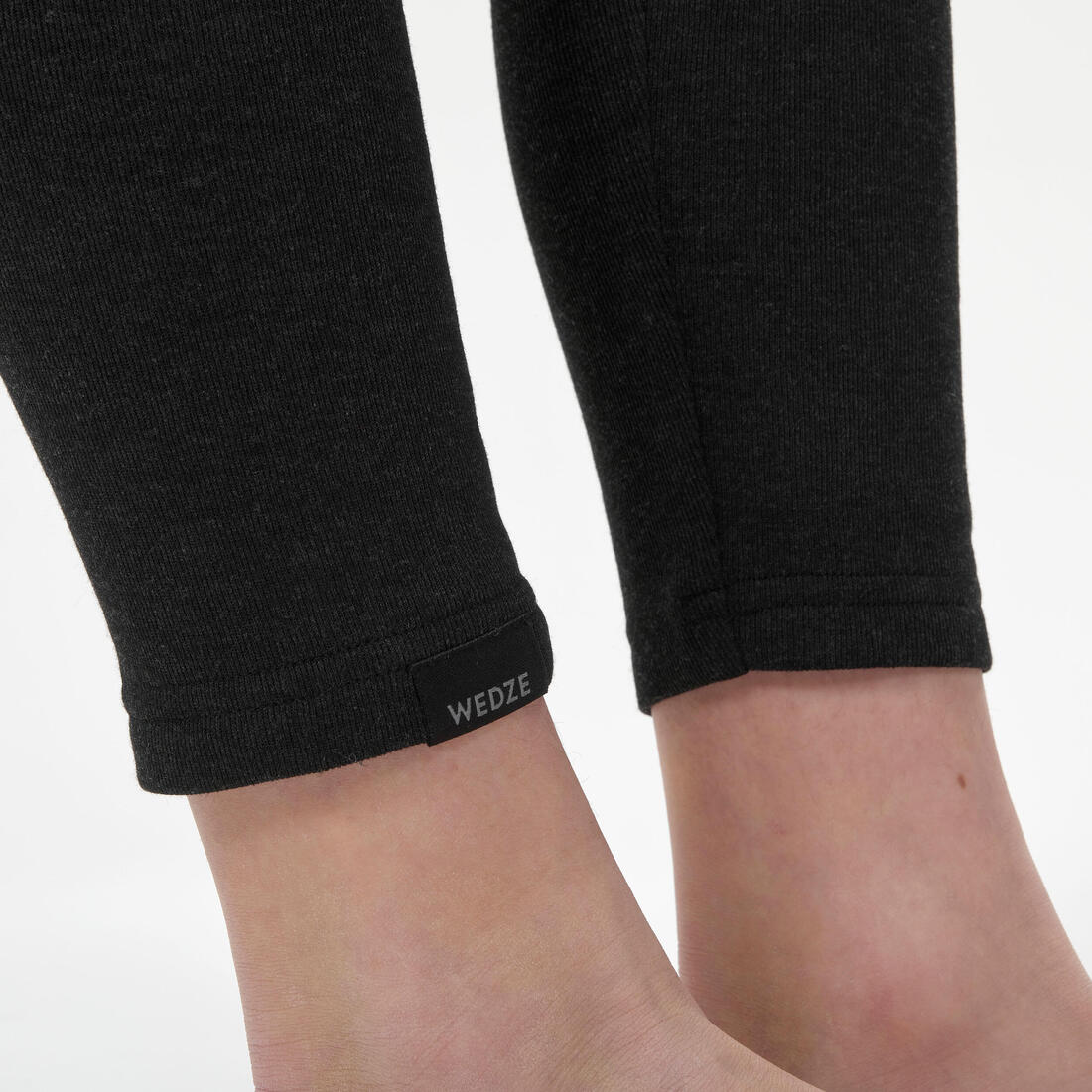 Sous-vêtement pantalon thermique de ski enfant - BL100 bas - noir