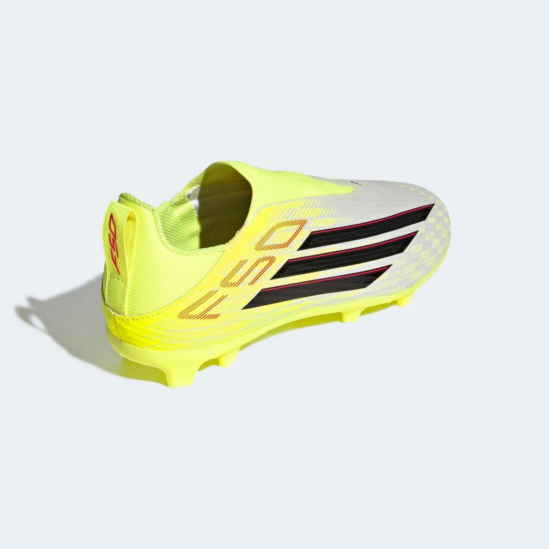 Chaussure F50 League Laceless FG/MG Enfant Jaune