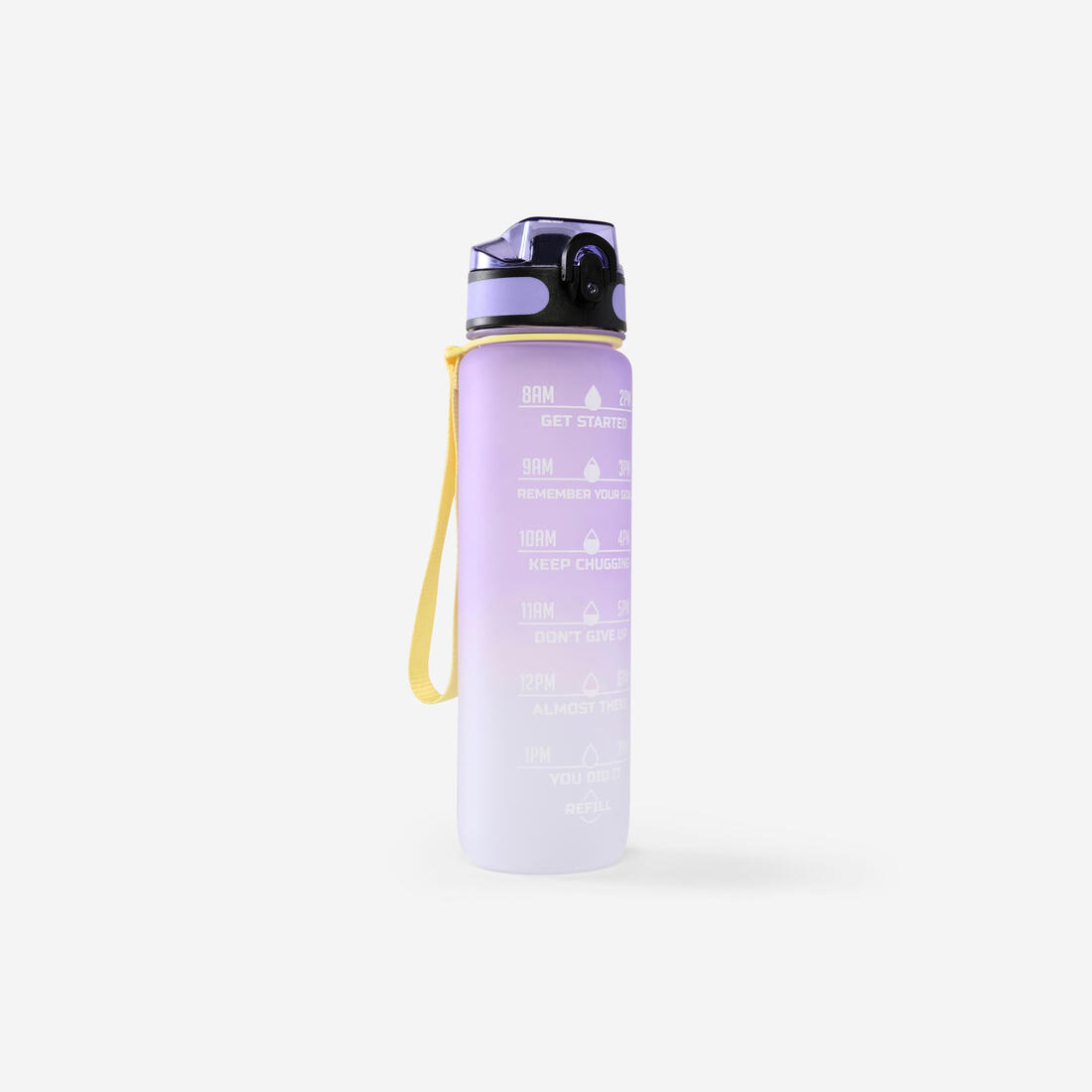 Gourde de fitness motivation 1 litre