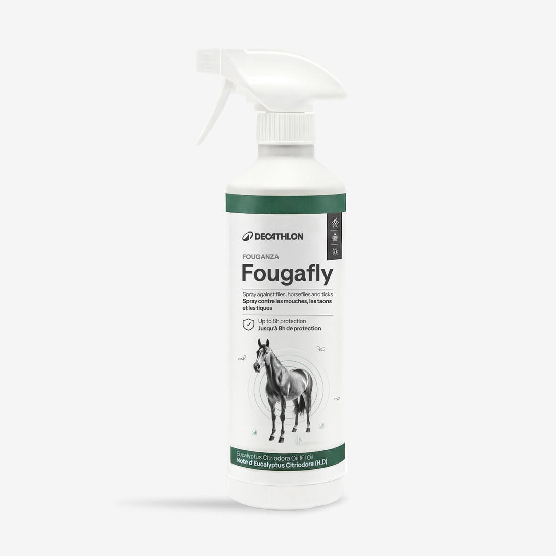 Répulsif anti-insecte équitation spray cheval et poney - fougafly 500 ml