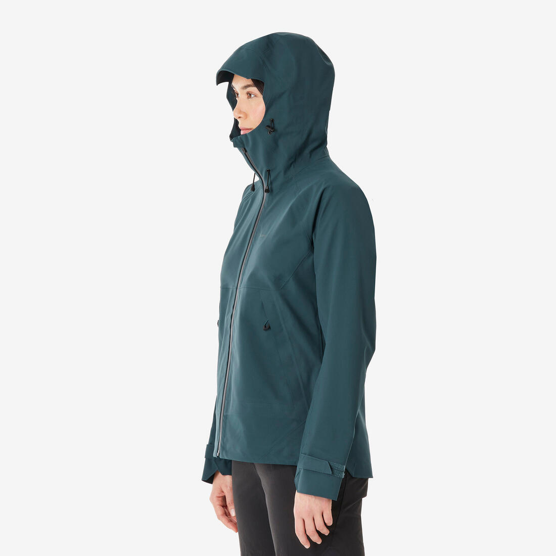 Veste de randonnée imperméable femme, MH500