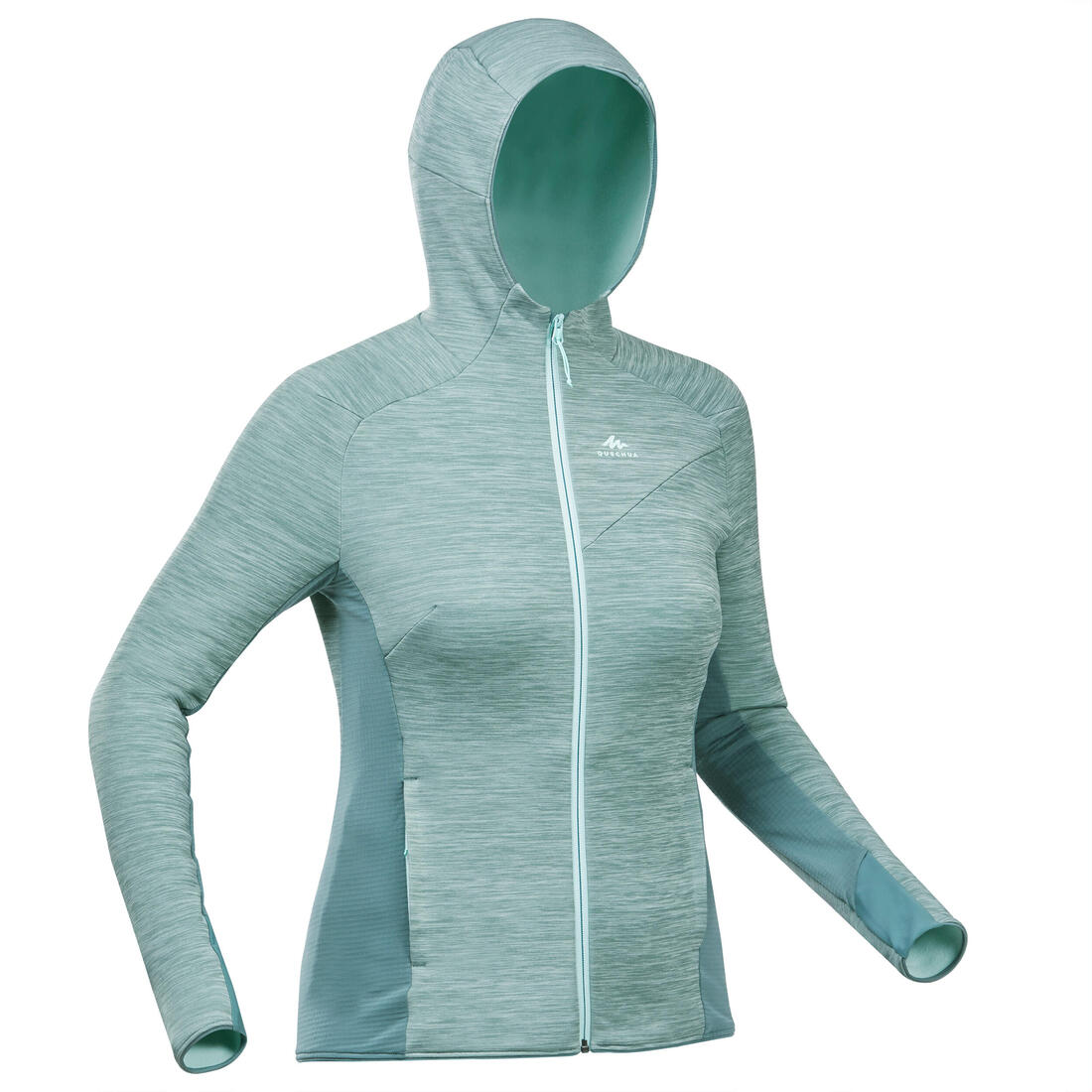 Veste polaire fine de randonnée - mh520 light - femme