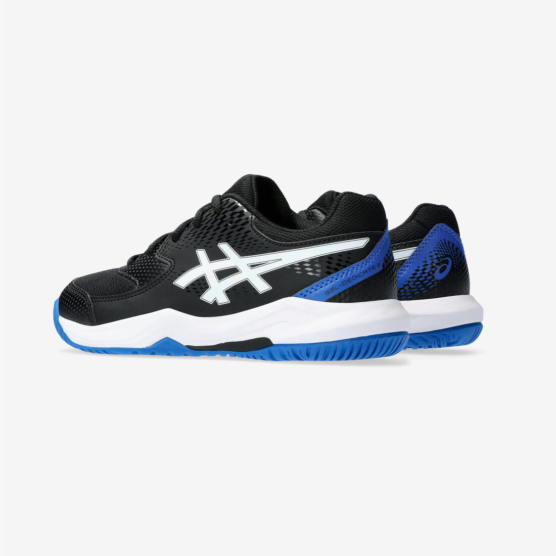 CHAUSSURES DE  TENNIS ENFANT ASICS DEDICATE NOIR BLEU