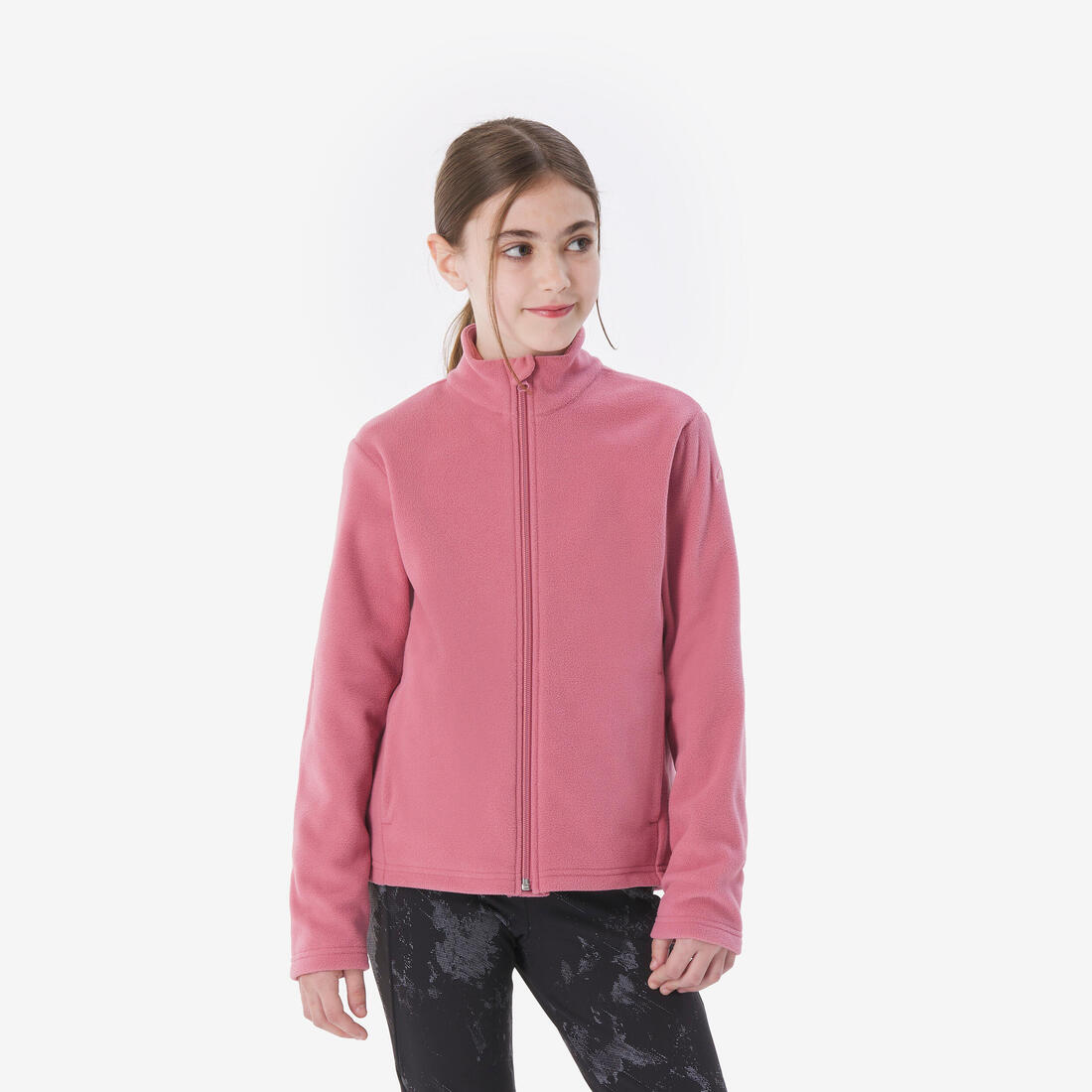 Polaire enfant 7-15 ans, MH100 zip rose