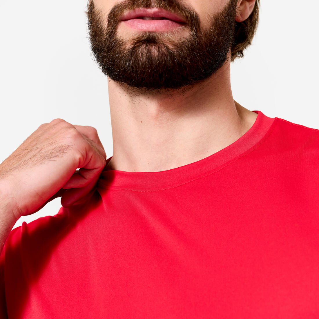 T-shirt de fitness manches courtes respirant col rond homme
