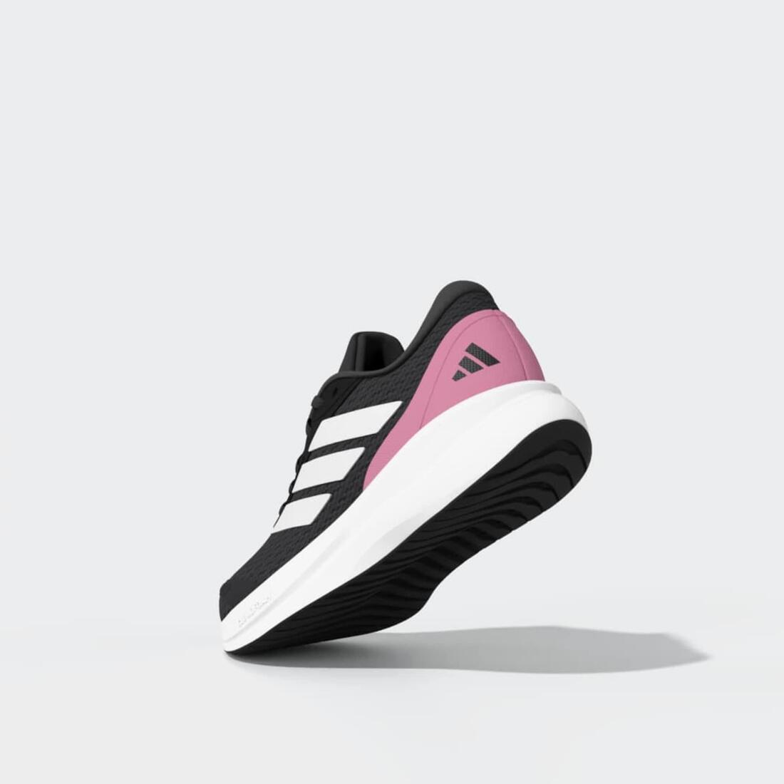 Chaussure de running enfant fille, adidas Runfalcon 6.0 noir et rose
