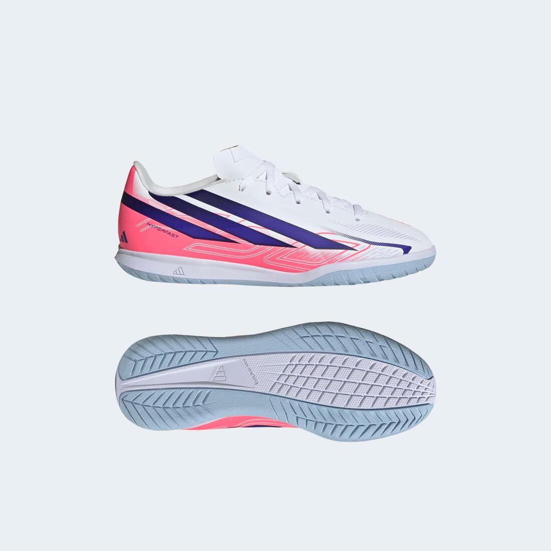 adidas F50 Sala Club Futsal Chaussure Enfant Blanc/Violet