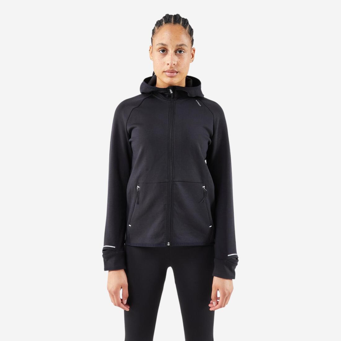 Veste chaude de running Femme, KIPRUN Run 500 Warm