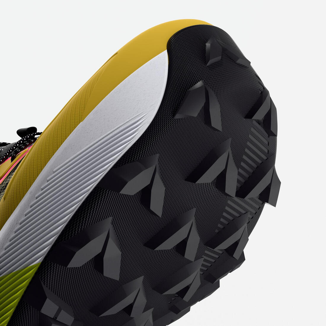 Chaussures de running trail homme, Kiprun kipsummit max, orange et