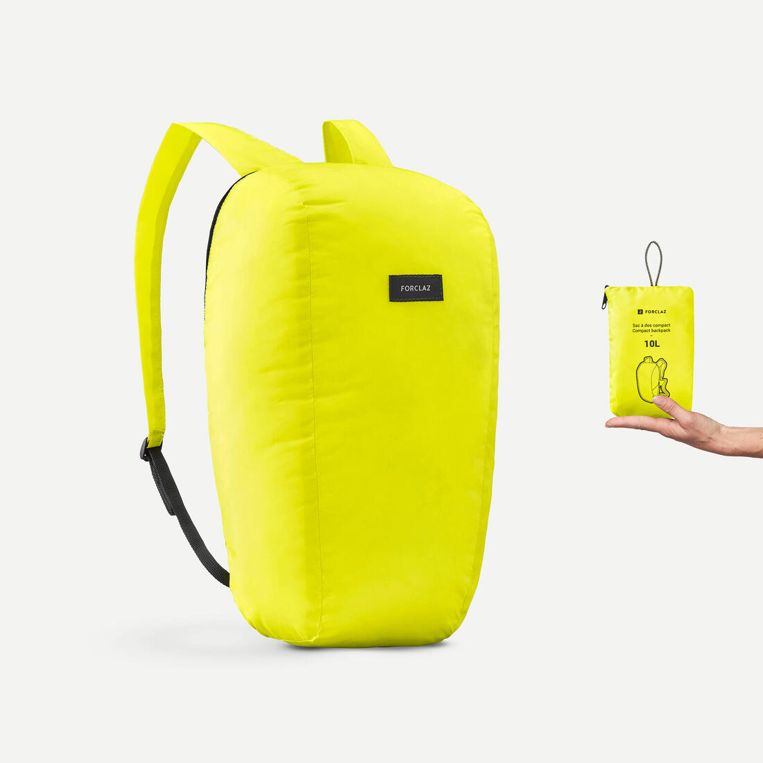 Sac à dos de poche pliable 10L, Travel 100