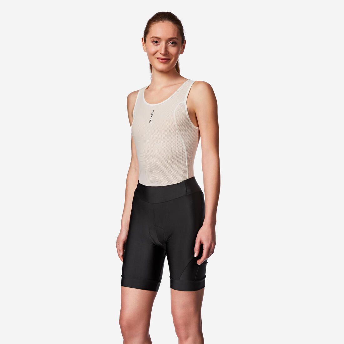 Cuissard court de vélo de route sans bretelles femme - Discover