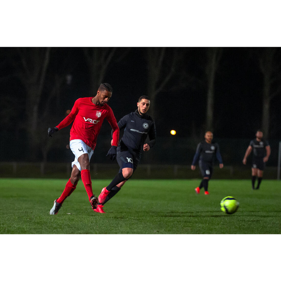 Sous-maillot de foot thermique seamless manches longues mixte, Keepdry