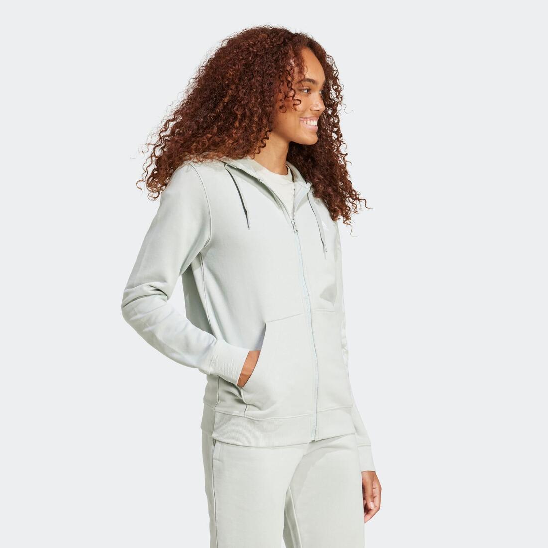 Sweat zippé imprimé Adidas femme