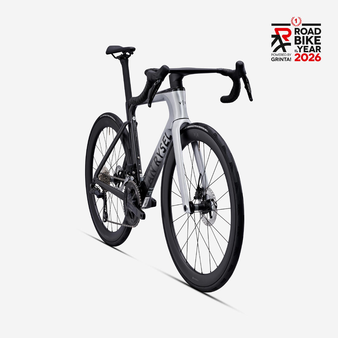 Velo de route Shimano 105 Di2 12V capteur de puissance, RCR-F Pro Gris