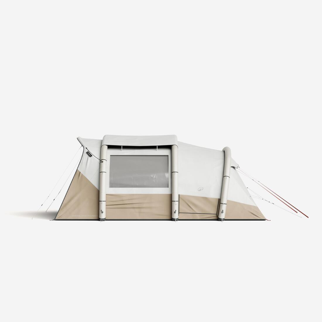 Tente de camping gonflable 6 places 3 chambres,  Fresh & Black, Air Seconds 6.3