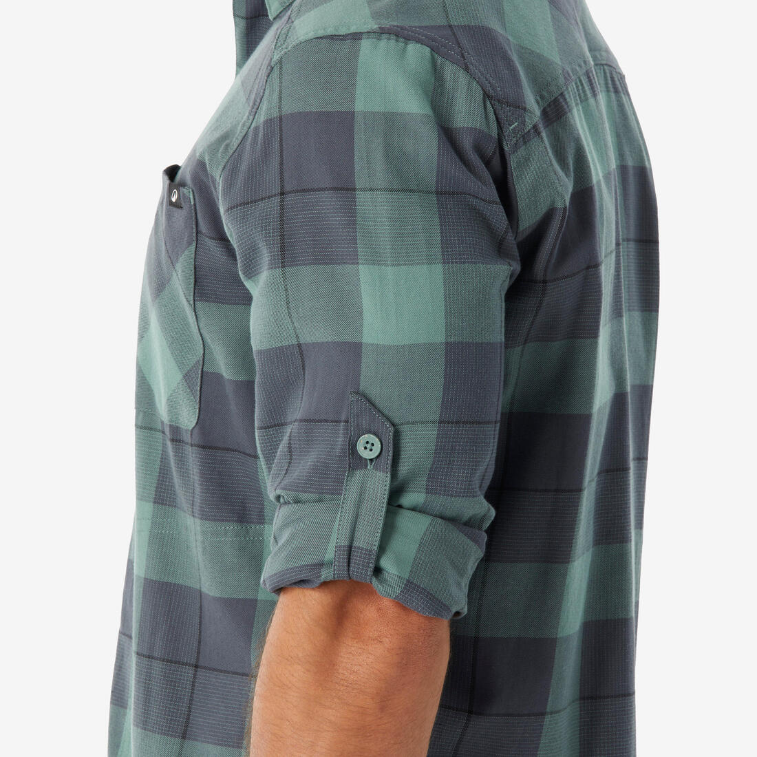 Chemise de randonnée manches longues homme, TRAVEL 500 Chaud