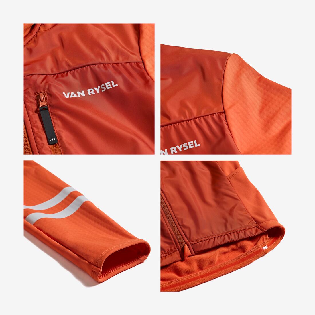 Maillot de vélo de route manches longues mi-saison homme, noir EDR