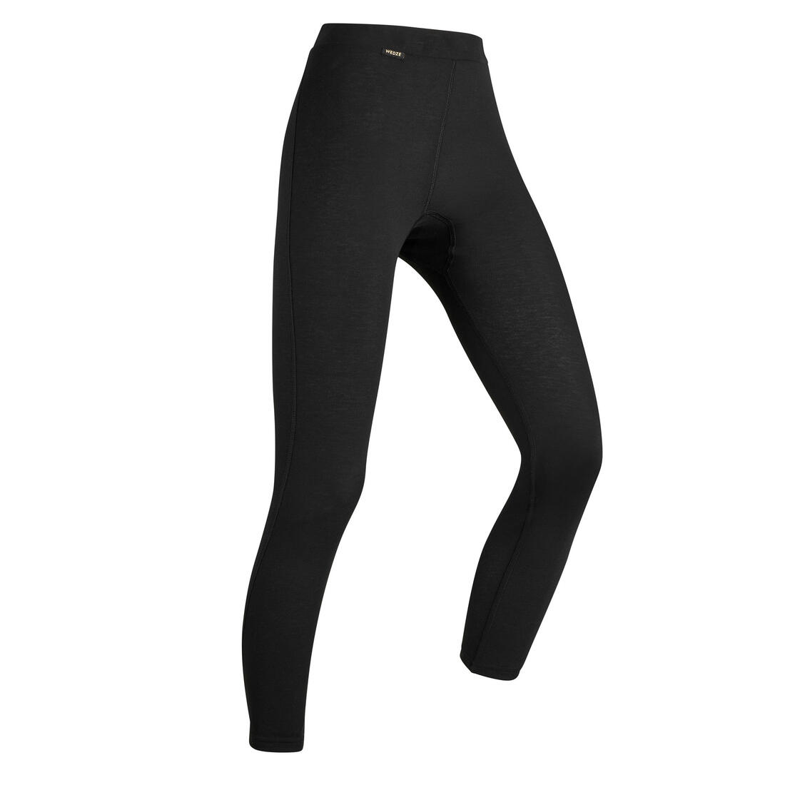 Sous-vêtement pantalon thermique de ski femme - bl 100 bas - noir