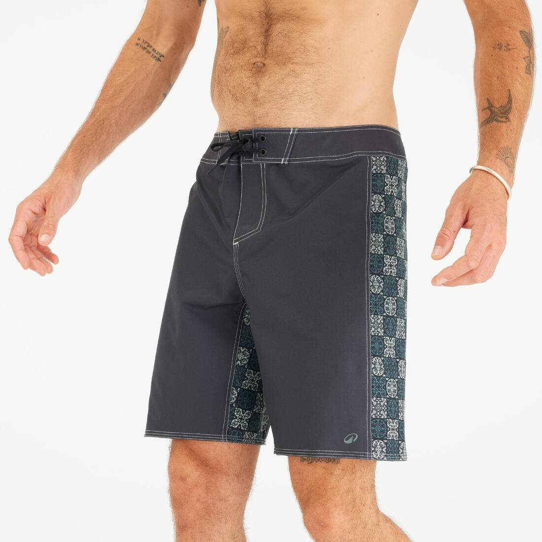 Boardshort surf 500 19" ALEX – noir