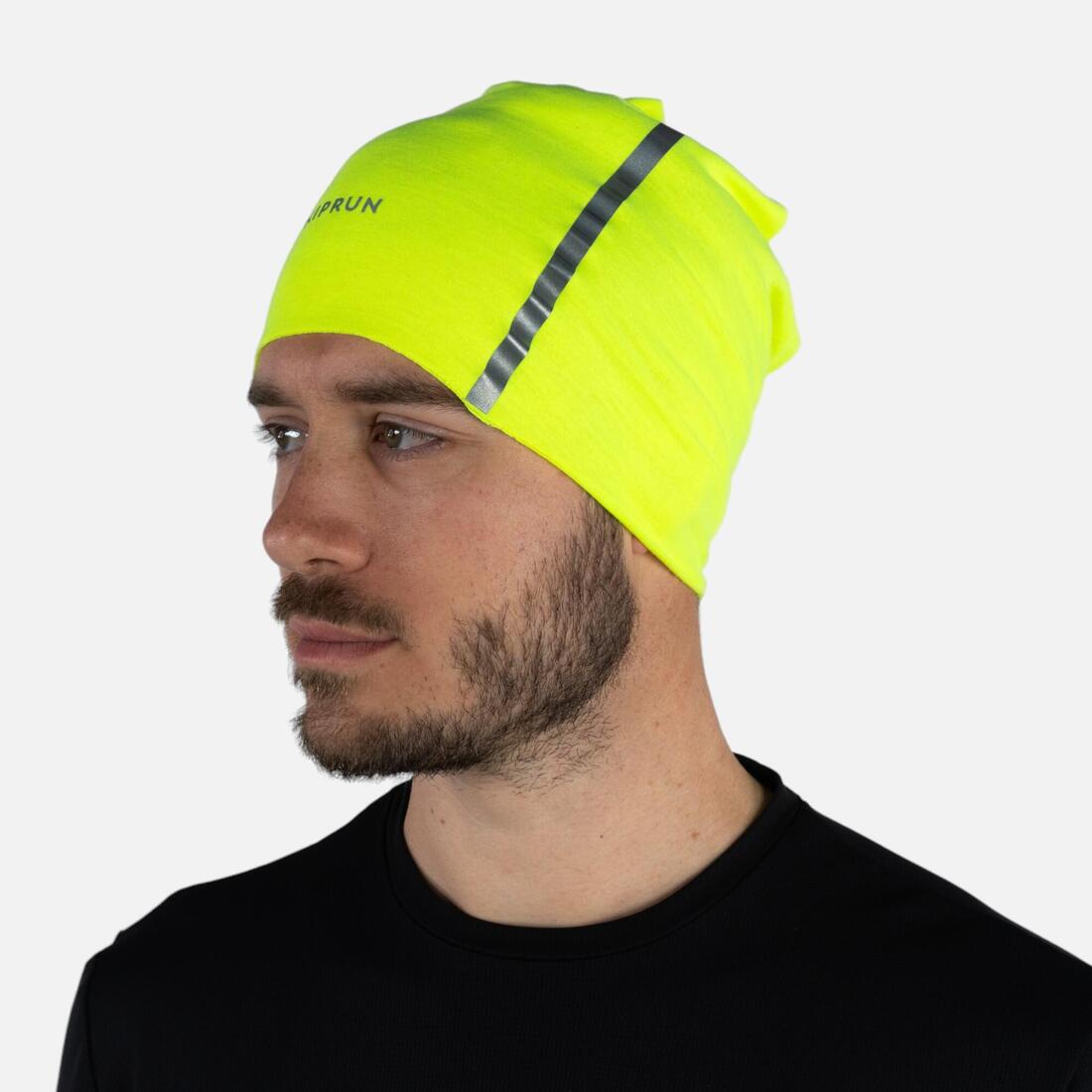 Tour de cou /Bandeau multifonctions running Made in Germany Homme Femme jaune fl