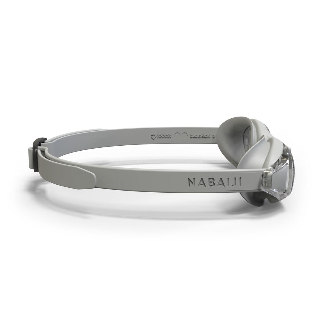 Lunettes de natation taille unique verres clairs, Ready gris