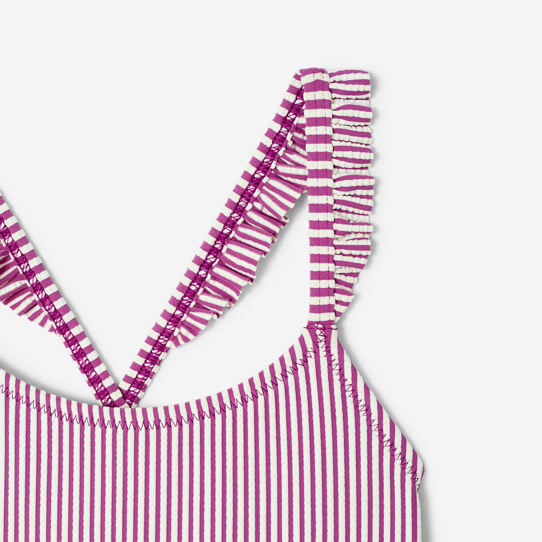 Maillot de bain de natation 1 pièce Fille ado, kaki lanzarote
