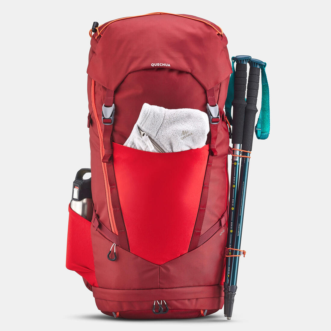 Sac à dos de randonnée 40+10L confortable et ventilé enfant, MH900