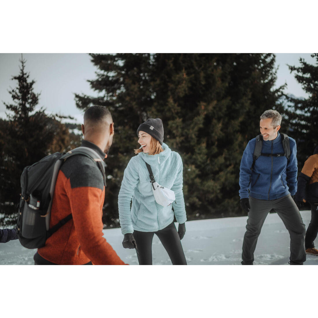 Polaire chaude de randonnée homme, NH100