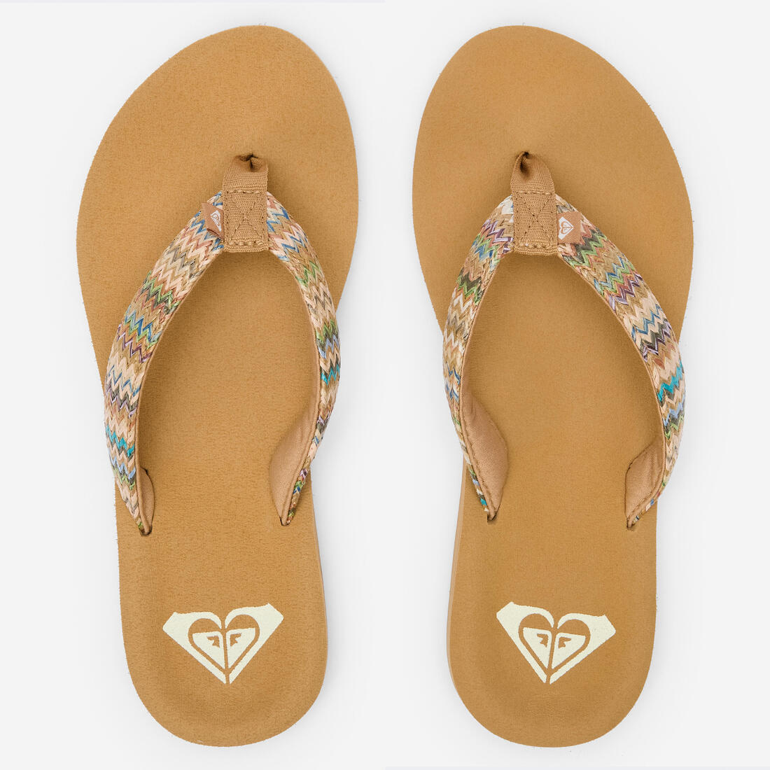 Tongs Femme - Porto beige raffia