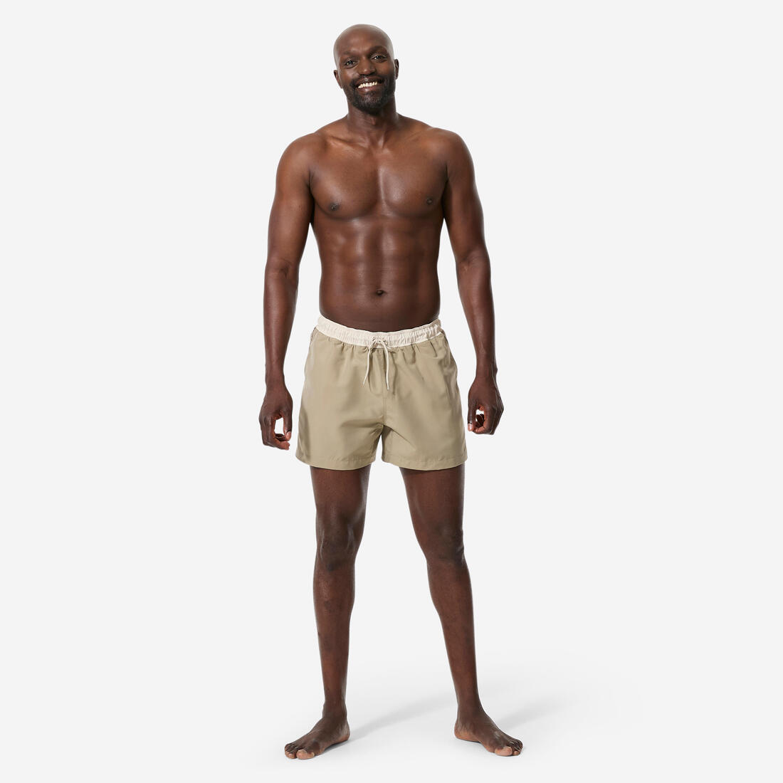 Boardshort surf short de bain court 15" homme, 100 Palmito