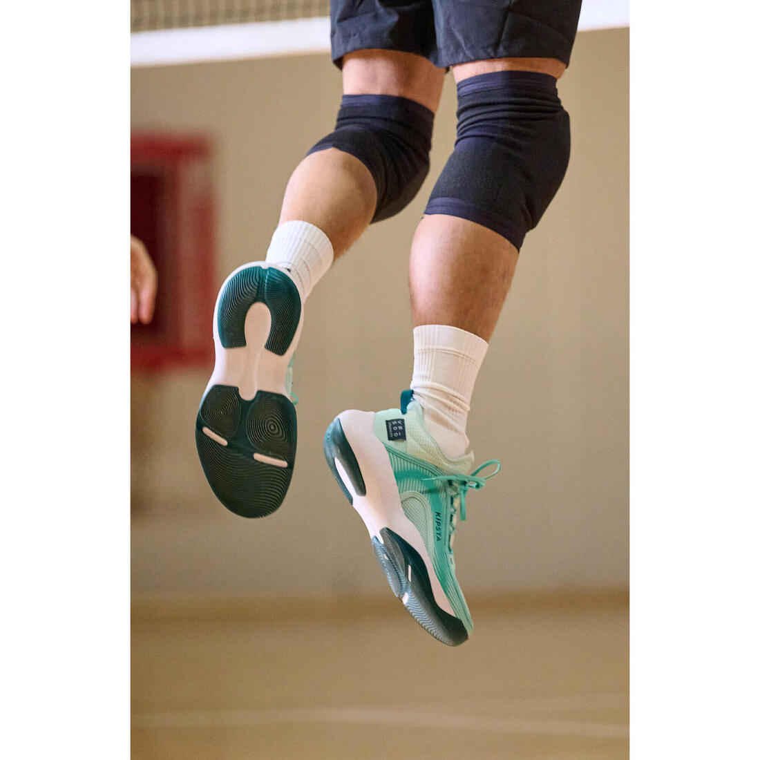 Genouillères de volley-ball VKP500 blanches