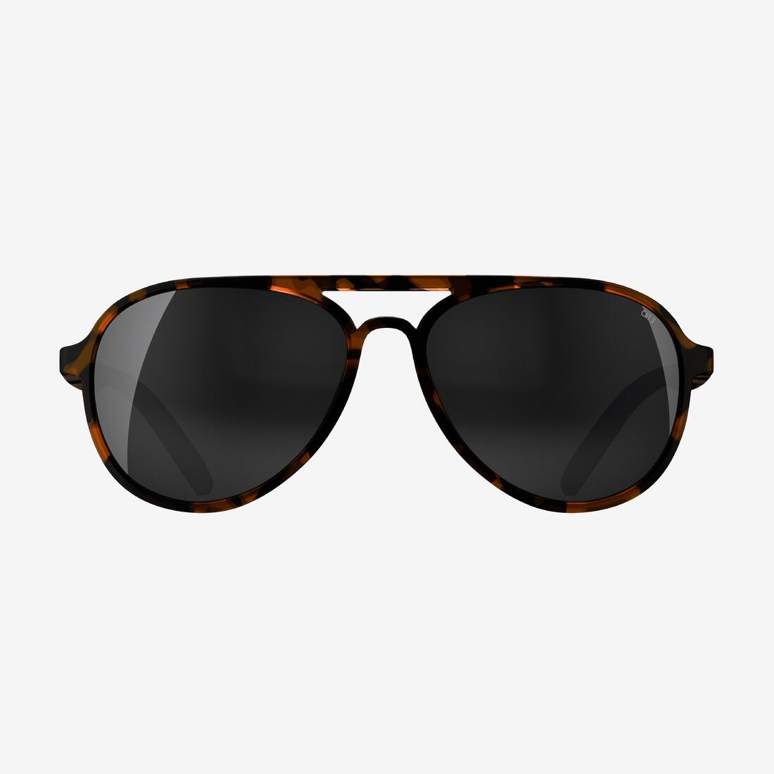 Lunettes de soleil randonnée - MH120A - adulte - catégorie 3 noires