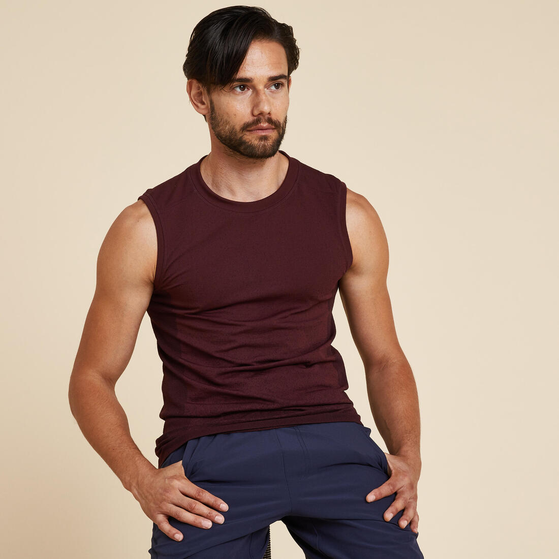 DEBARDEUR SEAMLESS-SANS COUTURES YOGA DYNAMIQUES HOMME