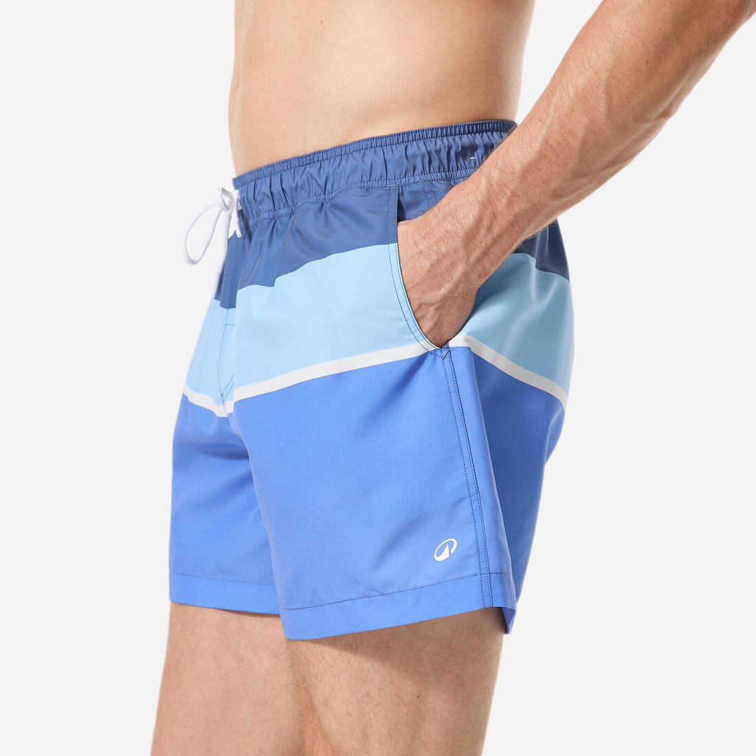 Boardshort surf short de bain court 15" homme, 100 Palmito