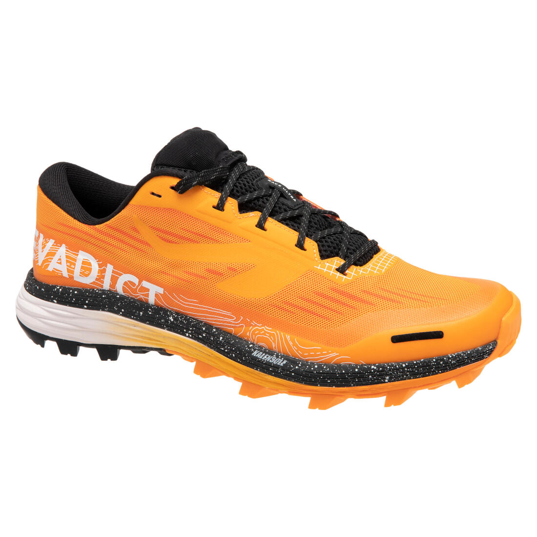 Chaussures de running trail homme, Kiprun race ultra mango, orange
