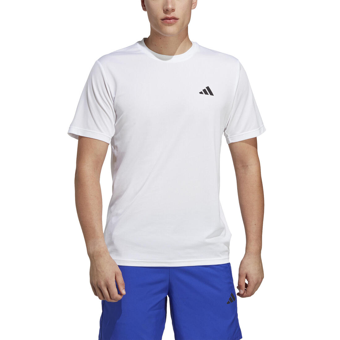 T-SHIRT DE FITNESS CARDIO ADIDAS HOMME BLANC