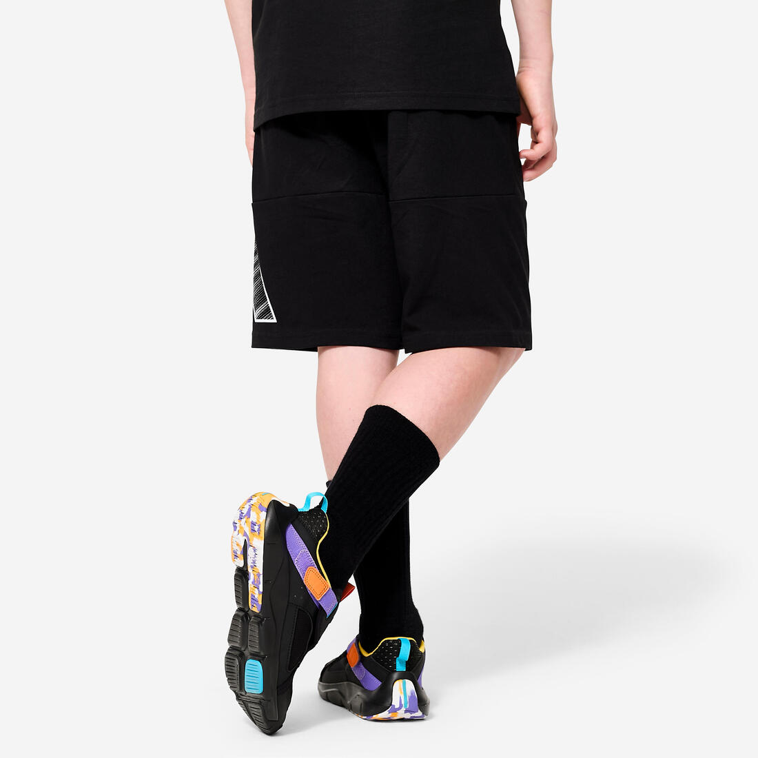 Short polyester en coton