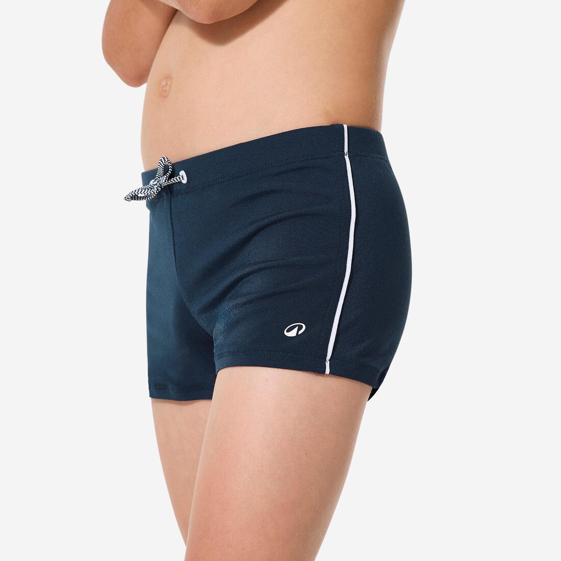 Boxer de bain natation Garçon enfant, 100 Plus marine