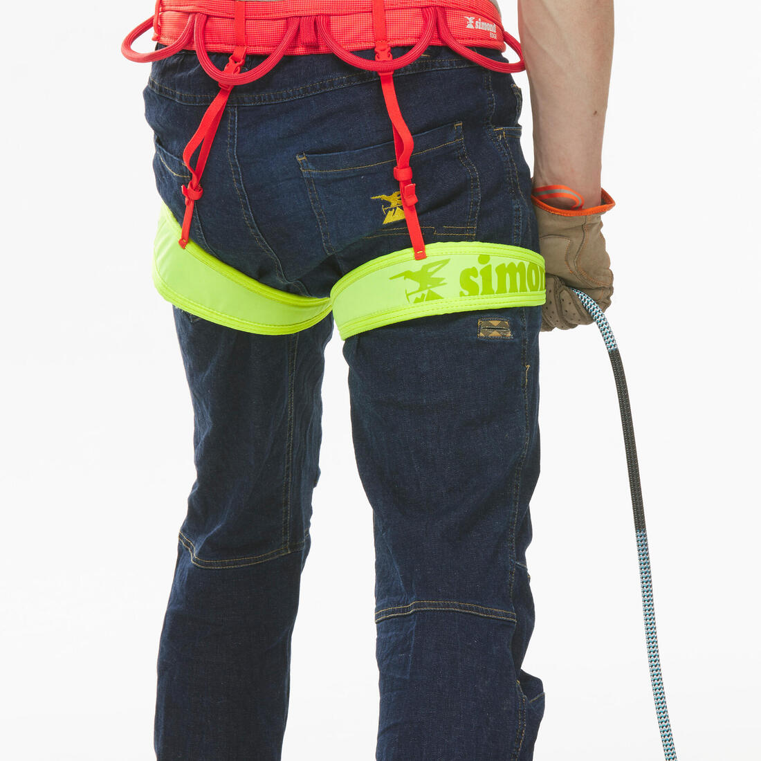 CORDE D'ESCALADE  INDOOR 10MM x 25M-  COULEUR BLEU