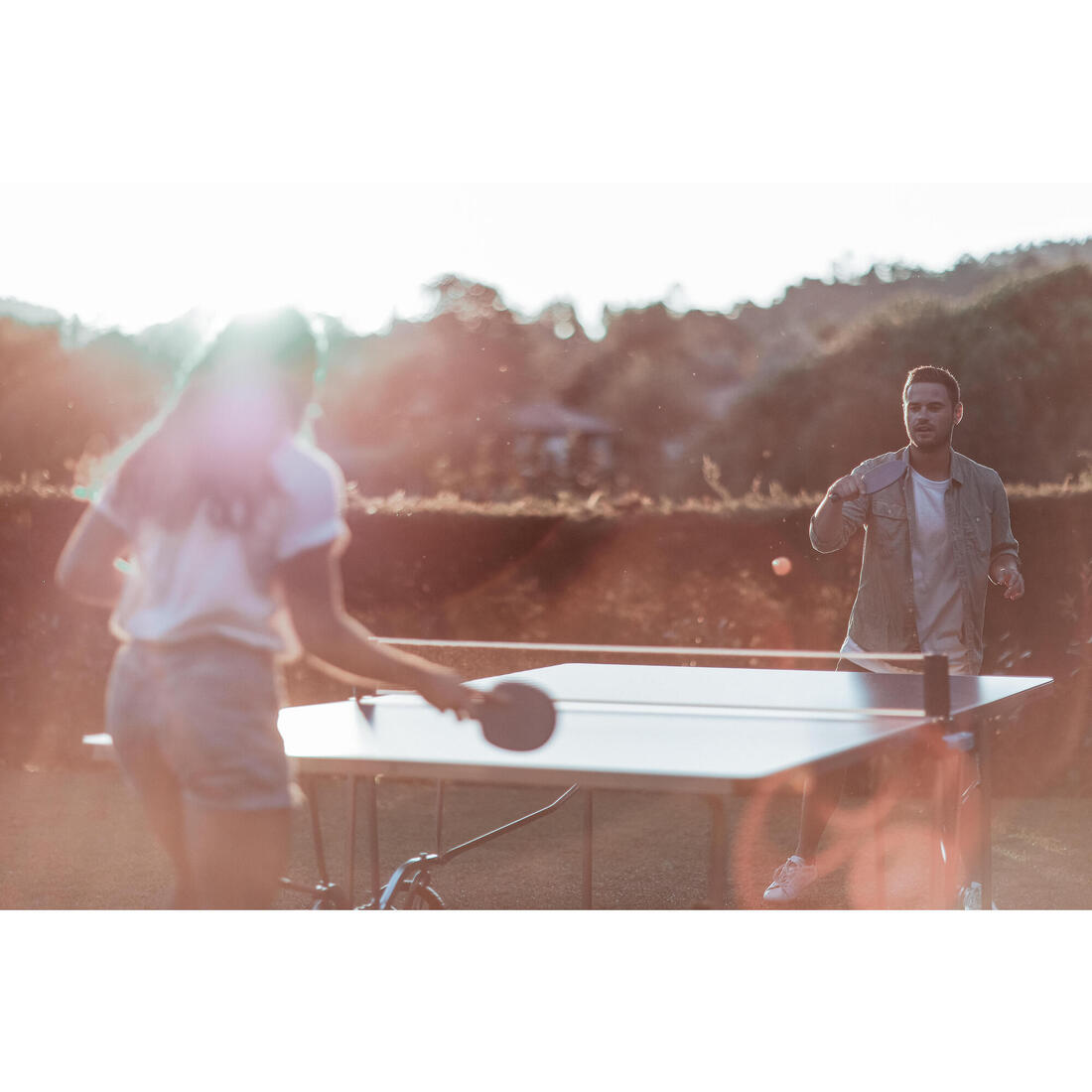 TABLE DE PING PONG EXTÉRIEURE PPT 500.2 BLEUE