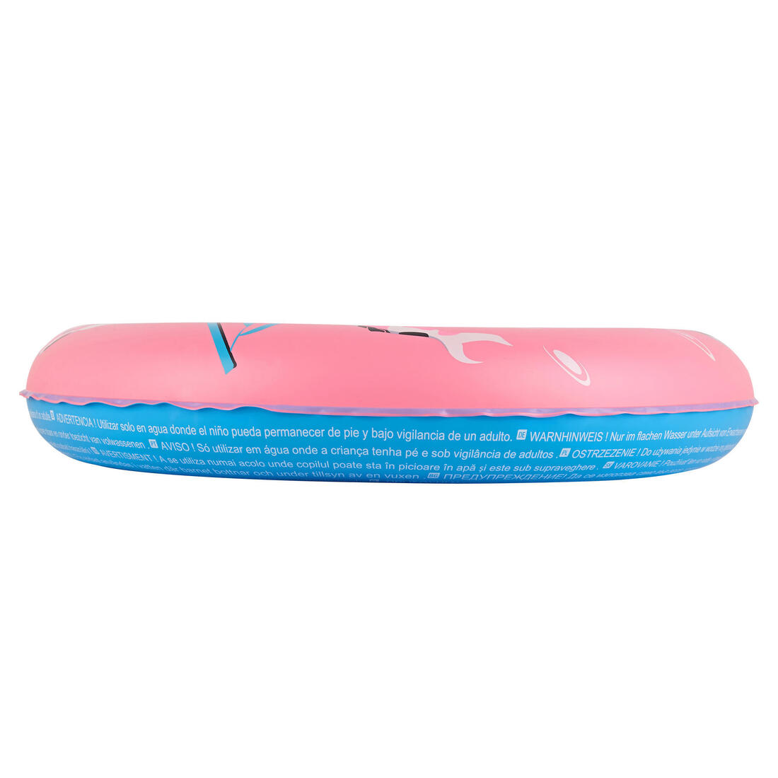 Bouée piscine gonflable 51 cm vert imprimé "PANDAS" pour enfant 3-6 ans