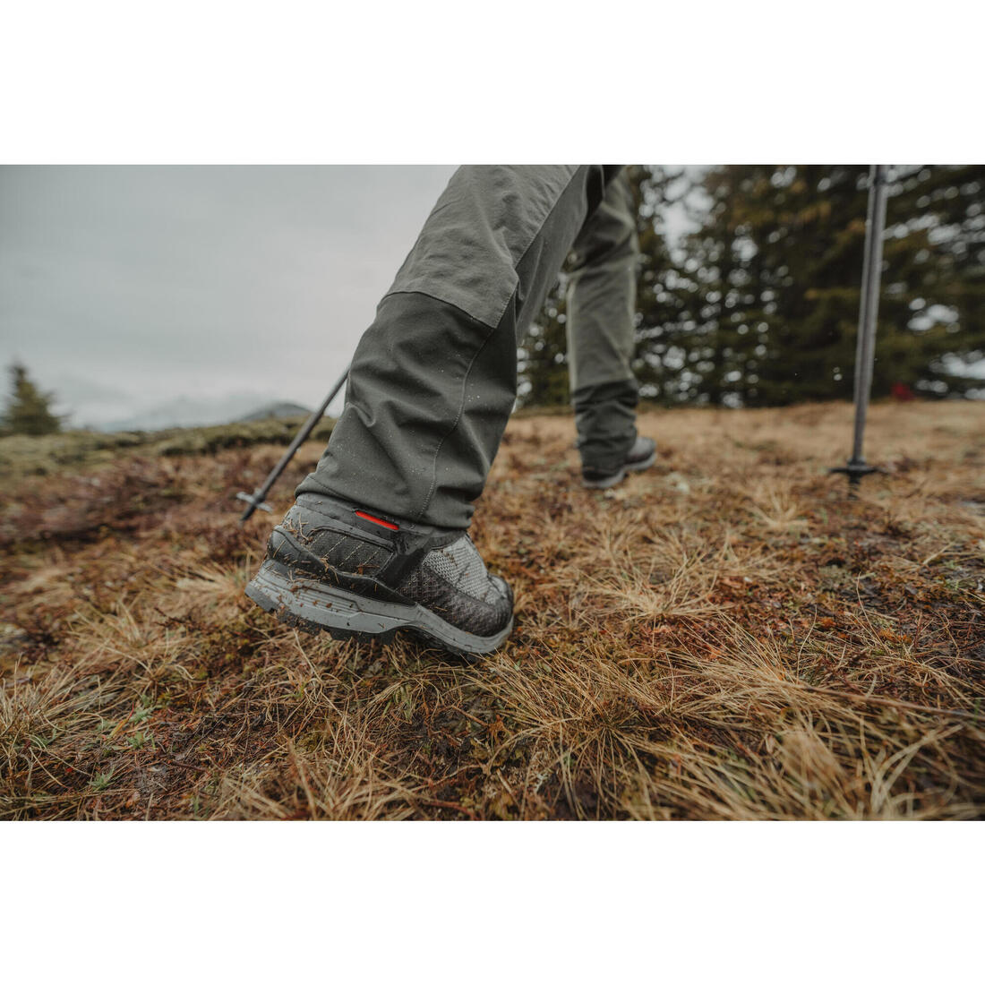 Pantalon résistant de trek montagne - MT500 beige - Femme v2