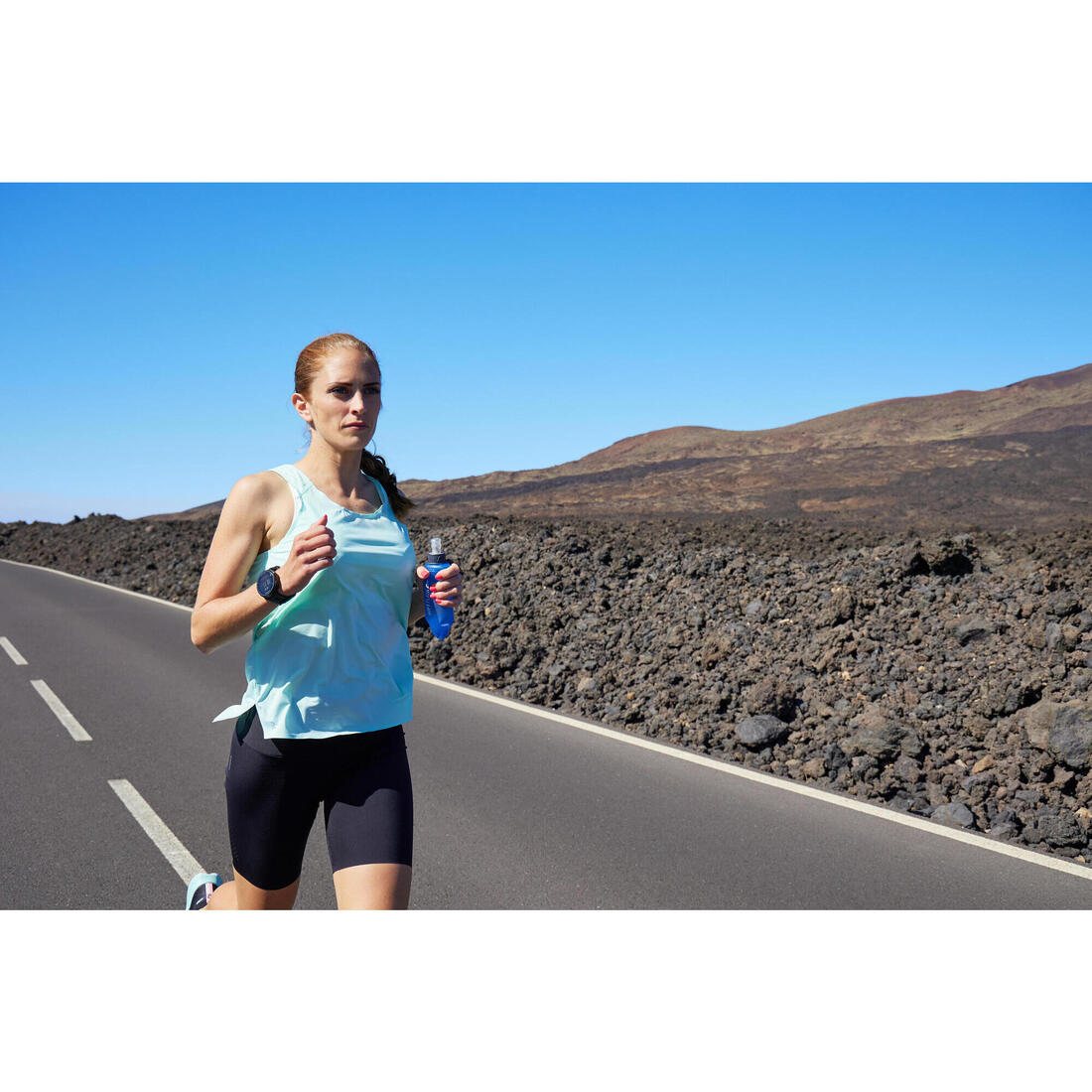 FLASQUE SOUPLE DE RUNNING 250 ML BLEUE
