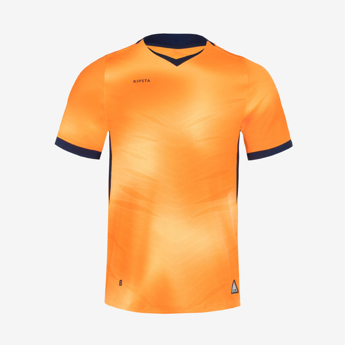 Maillot de Football CLR Adulte manches courtes Orange et Marine